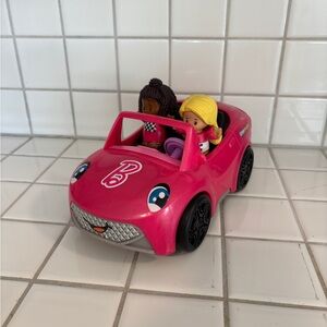Fisher-Price Little People Barbie Convertible Toy Car with Music Sounds